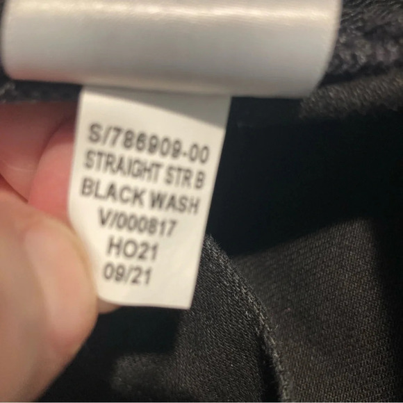 GAP Sz 30 x 30 Straight Gapflex Jeans in Black  New with tags - Picture 9 of 12